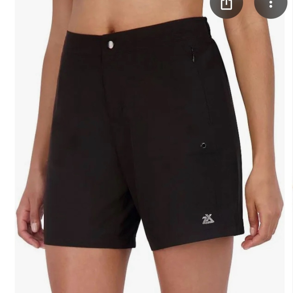 ZeroXposur Woman's Paddle Shorts Size XXL Blue Violet White Pockets MSRP $50 NWT - Picture 4 of 10